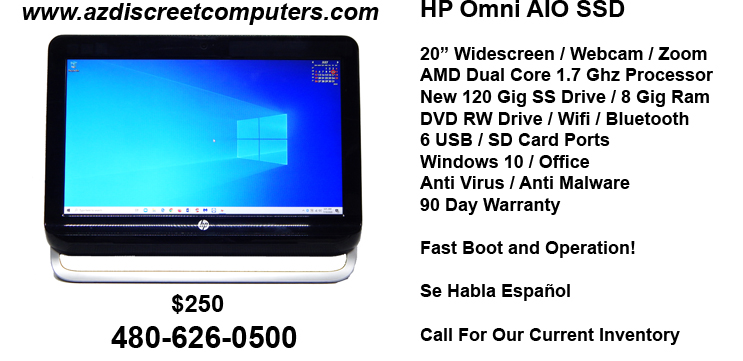 HP Omni AIO 20 SSD